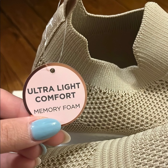 Danskin Light Tan Knit Sneakers - Picture 5 of 5